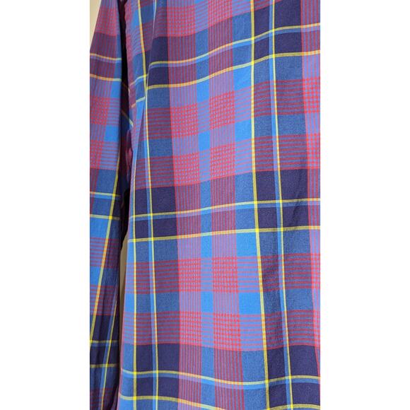 J. Crew Mens Size M Button Down Casual Shirt Tartan Plaid 100% Cotton - Picture 6 of 11